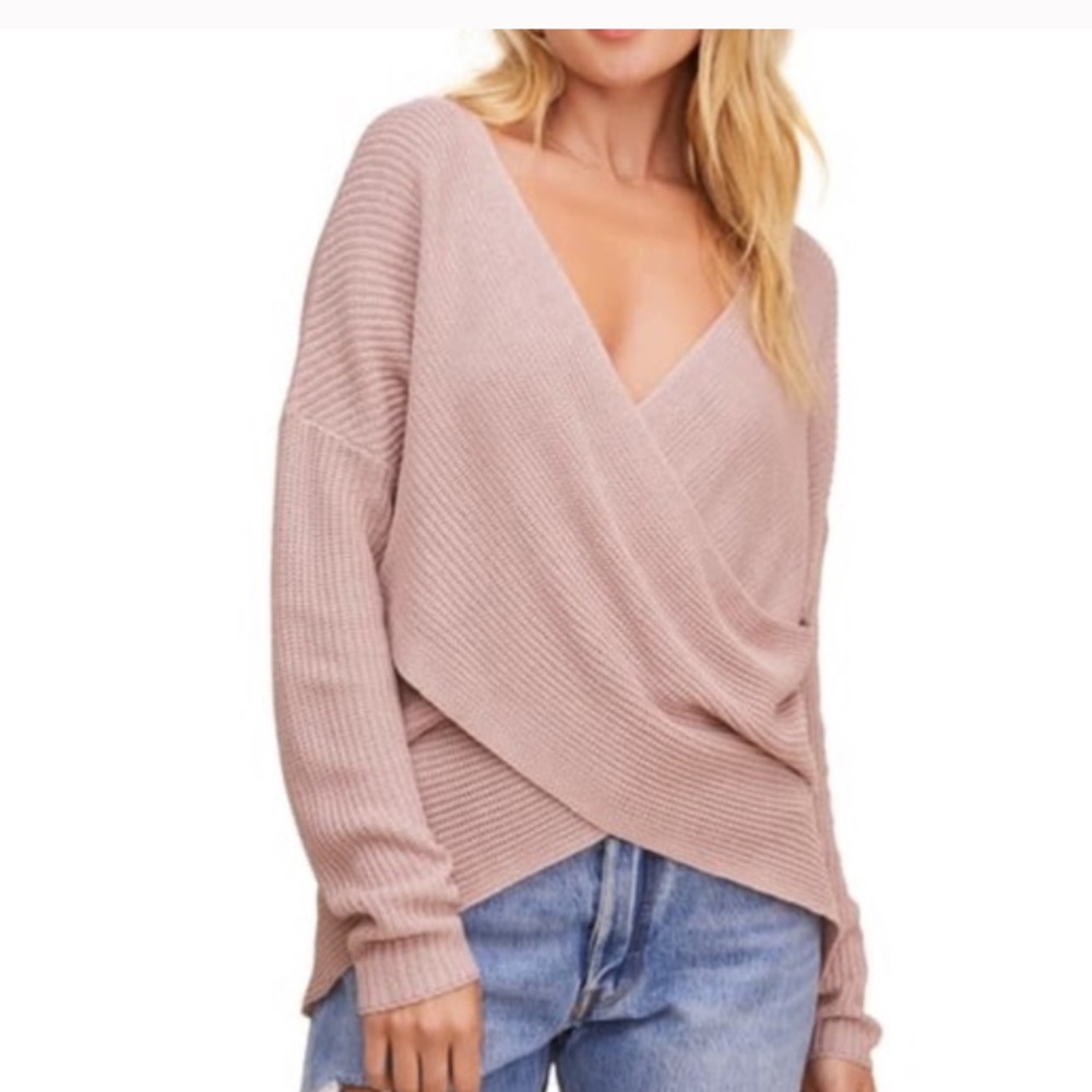 ASTR the label wrap sweater